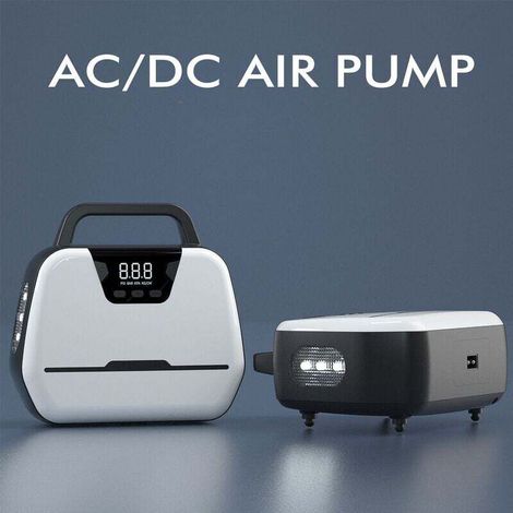 230V 12V 150PSI AC/DC Dual Power Autoreifenfüller, Mini Digitaler Luftkompressor für Fahrrad, Motorrad, Ball mit LED-Licht (1/5)