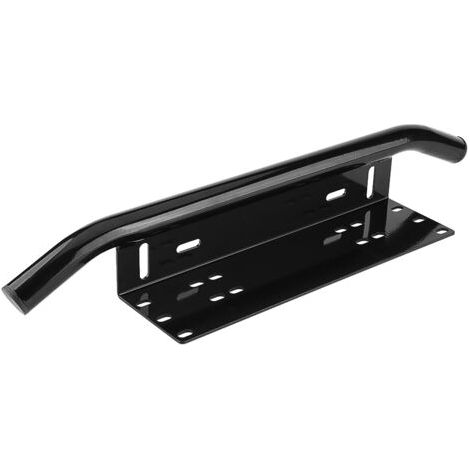 Support de plaque d'immatriculation en alliage d'aluminium, fixation pour pare-buffle et feu de position LED (1/5)