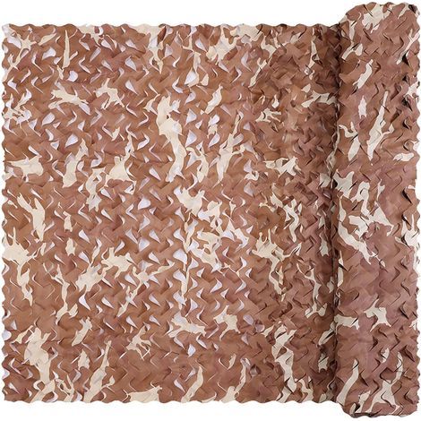 Filet de camouflage/d'ombrage - 3 x 4 - Désert, Filet de camouflage vert antiaérien, Filet de camouflage d'ombrage extérieur (1/5)