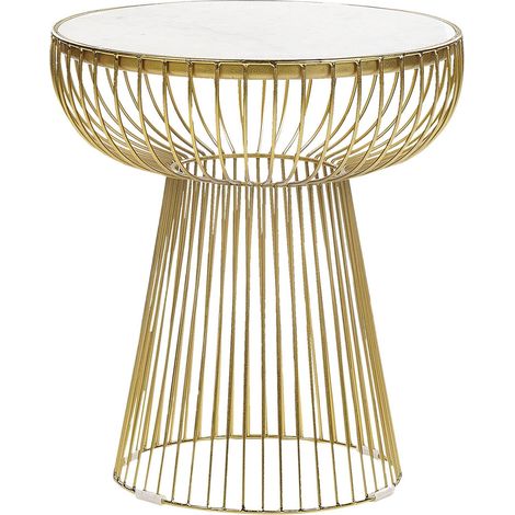 Beistelltisch CHEYNES Marmor Gold (1/5)