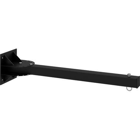 Soporte de pared para saco de boxeo ajustable de acero HOMVRA, carga máxima 100 kg, negro (1/5)