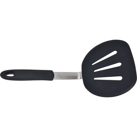 Cuillère à fentes japonaise pour crêpes, steak et grillades – Spatule à fentes multifonction (1/5)