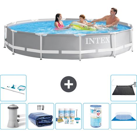 Intex Piscine Prism Frame Ronde - 366x76 cm - 8-pièces S32118