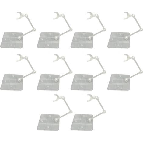 Lot de 10 supports pour figurines d'action - Compatible avec 6 figurines d'anime - Transparent (1/5)