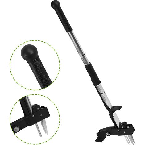 Wolketon 1 Stück Unkrautstecher Löwenzahnentferner Unkrautentferner 100 cm Länge Mit 4 Krallen Gartenhelfer