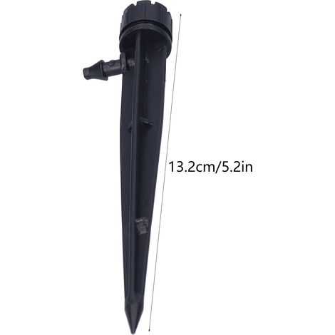 Arroseur Dripper ABS Noir pour Système d'Irrigation de Jardin avec 50 Pièces et 8 Troussons (1/5)