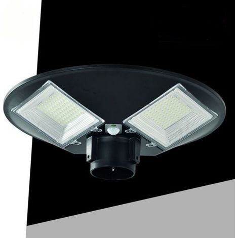 TRADE SHOP - Lampione Ufo Led Pannello A Energia Solare 120w 1200lm Luce Bianca 6500k Sl-911-100-6500k -