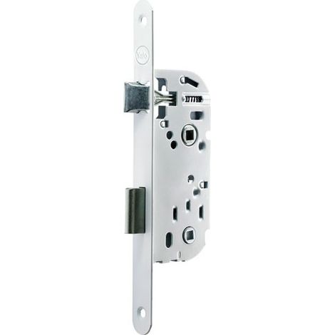 Serratura Incassata 135mm Perno Dormiente 1/2 Giro Bianco Asse 50mm - Yale