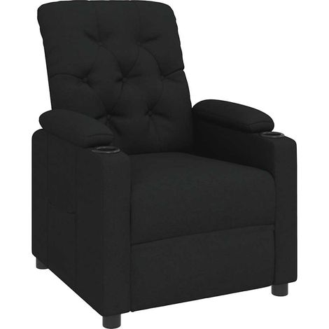 Maison Exclusive - Relaxsessel Schwarz Stoff