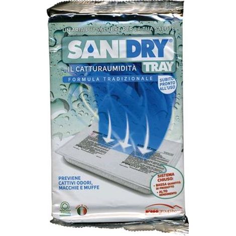 DEUMIDIFICATORE IN VASCHETTA mod. SANIDRY TRY 250 gr