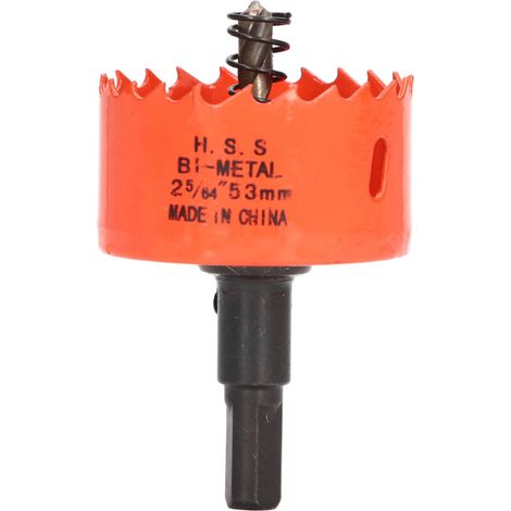 Mèches de Scie Cloche Bimétal Scie Cloche HSS avec Mandrin pour Bois et Métal(1‑31/32in (50mm) (1/5)