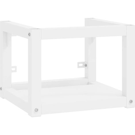 Maison Exclusive - Struttura per Lavabo a Parete Bianca 40x38x31 cm in Ferro
