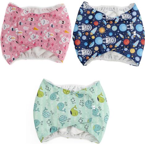 Lot de 3 couches physiologiques pour chiots et chiens (1/4)