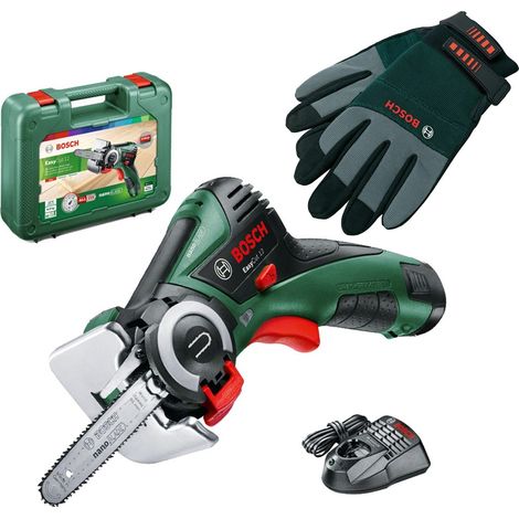 Bosch EasyCut Multi Purpose Cordless Chainsaw Nano Blade Saw 1x 2.5Ah Bat Gloves (1/5)