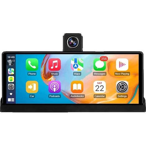 Moniteur de voiture, Carplay sans fil, Enregistrement à double objectif, Caméra avant (1/2)