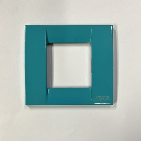 VIMAR - PLACCA IDEA 1 MODULO COLORE TURCHESE 17092.06