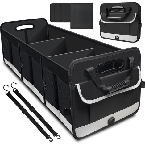 Organiseur de Coffre de Voiture Grand Volume 95L : Avec Bandes Antidérapantes et 2 Sangles Rétractables, Imperméable et Portable, Adapté à SUV, Camion et Berline, Pour Hommes et Femmes (1/5)