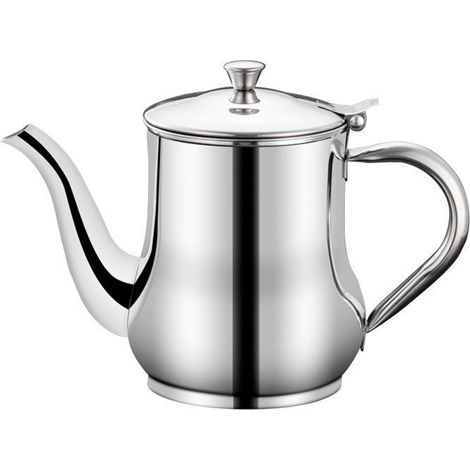 Pot À Huile En Acier Inoxydable - 1 L - Buse Anti-Goutte - Ouverture Large - Pour Cuisine Maison Et Professionnelle (1/5)