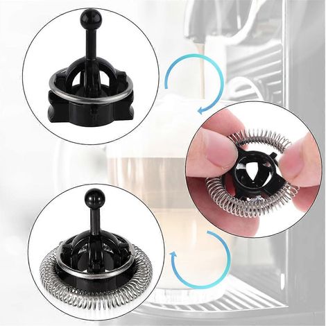 2 ressorts pour fouet Nespresso Aeroccino 3/4 / Plus, fouet mousseur à lait en acier inoxydable Spira (1/5)