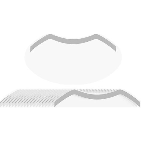 Lot de 20 protections frontales jetables autocollantes pour coiffeur/salon de coiffure (1/5)