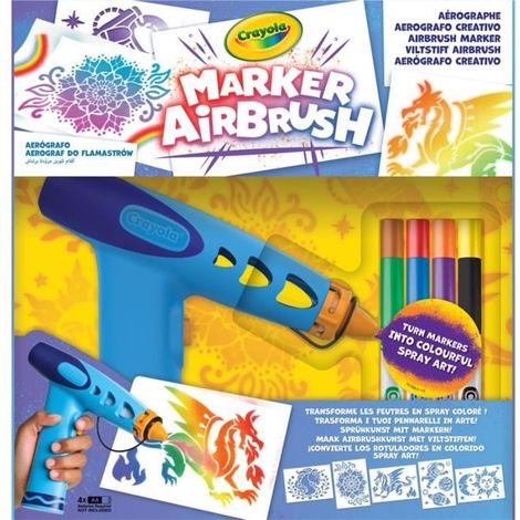 Fabrique de Spray colorés - CRAYOLA - Marker Airbrush Sprayer - Des 6 ans
