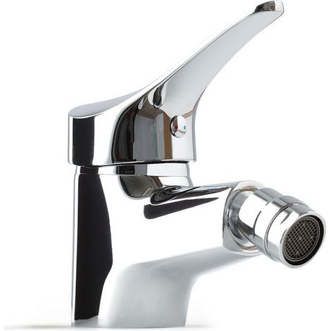 Einhebelmischer Für Bidet Mit Ablaufgarnitur Und Flexschlauch  Cembra