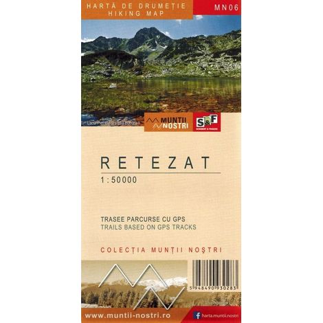 Montañas Retezat 1:50.000. Mapa turístico MN06. Schubert & Franzke (1/5)