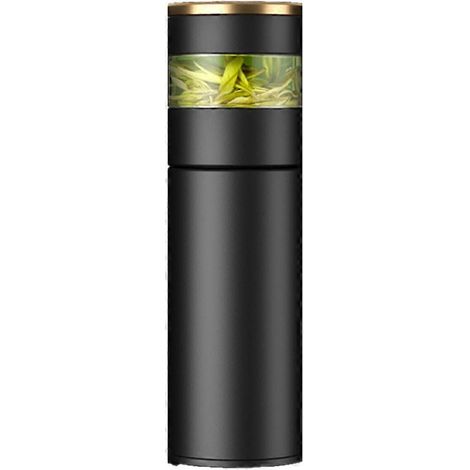 Tee-Ei, Isolierflasche mit LED-Temperaturanzeige, 450-ml-Edelstahl-Reisebecher, Kaffeebecher. (1/5)