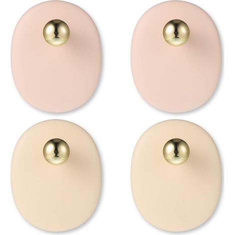 4pcs crochets collants de décoration murale auto-adhésifs (1/5)