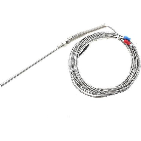 Sonde en acier inoxydable de 10 pieds, capteur de type K, thermocouple (1/4)