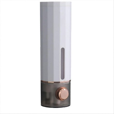 Distributeur de savon mural, distributeur pour les mains blanc (1/5)
