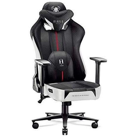 Diablo-Chairs X-Player 2.0 sedia gaming bianca e nera (1/3)