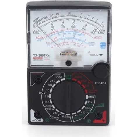 Multimètre Analogique Multimètre Testeur AC DC Voltmètre Ampèremètre Ohmmètre Multimètre Analogique Tension Mesure de Résistance de Courant (1/5)