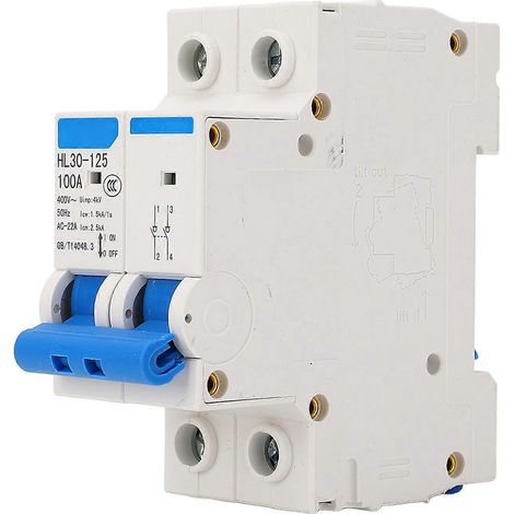 2P Hauptschalter HL30 125 Trennschalter PC Mini Haushaltsfunktionstrennschalter 1