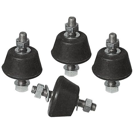 4 PZ ANTIVIBRANTI PER STAFFE Misura: HxL 22x39 mm