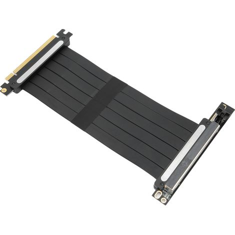 Câble d'extension PCI Express 16x avec LED pour rallonge de carte graphique et composants PC (1/5)