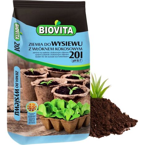 Seminativo in terra con fibra di cocco 20l
