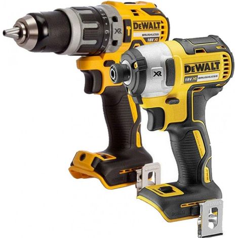 Lot de 2 tournevis à percussion sans fil LXT DCF887N et perceuse combinée DCD796N 18 V - DeWalt