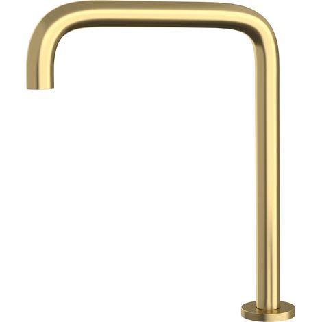 Accesorios de baño oro mate monomando de ras Guadalope de Valaz (1/2)