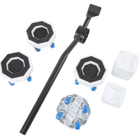 5 Pièces, Outil de Déplacement de Meubles, roulettes pour Meubles, Deplace Meuble,Coussin Rotatif à 360 Degrés pour L'ensemble de Rouleaux Mobiles de Meubles, Capacité Maximale 16 tonnes