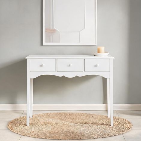 Console blanco en MDF 100 x 32 x 85 cm (1/5)