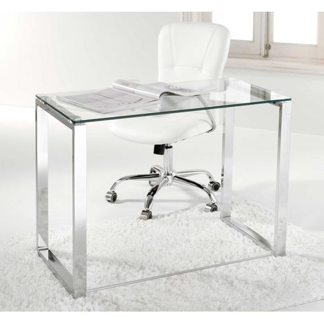 Mesa De Escritorio Benetto Patas cromo 72cm(alto) 100cm(ancho) 50cm(fondo). (1/2)