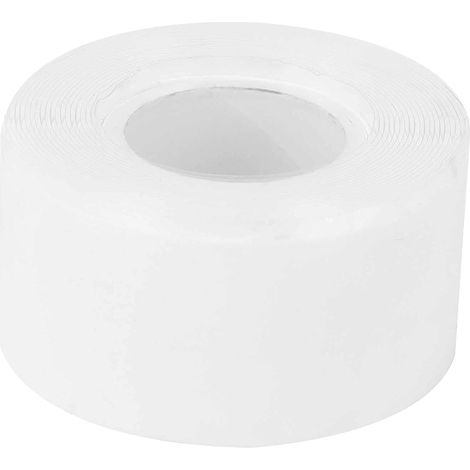 Self Amalgamating Tape, High Temperature Silicone Tape, Waterproof Tape for Repair Leakage Water/Gas Pipe, Roof Sealing, Electric Cable, 3m x 25mm (White) (1/5)