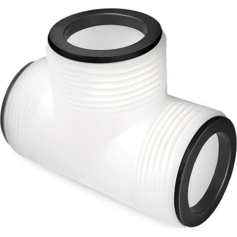 Raccord en T pour Tuyau Piscine INTEX 1,5 Pouce – 3 Voies – Compatible Pompes Intex et Coleman – Lot de 5 – Connexion flexible (1/5)