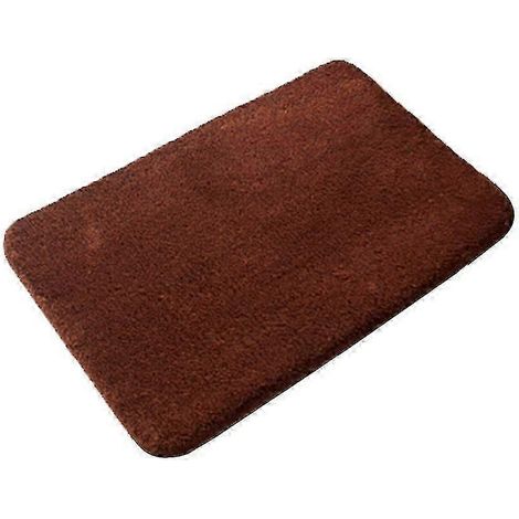 Tapis de bain antidérapant, doux et absorbant, lavable en machine - 40 x 60 cm (1 pièce) (1/4)