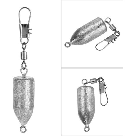 Plombs de pêche anti-poussière durables en forme de balle, 40 g (1/5)