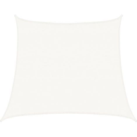Maison Exclusive - Sonnensegel 160 g/m² Weiß 4/5x4 m HDPE