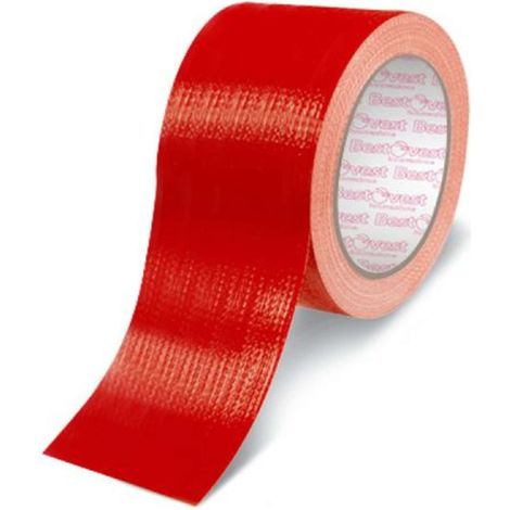 NASTRO AMERICANO TELATO ADESIVO HOT MELT H50x25 ROSSO RINFORZATO AUTOADESIVO