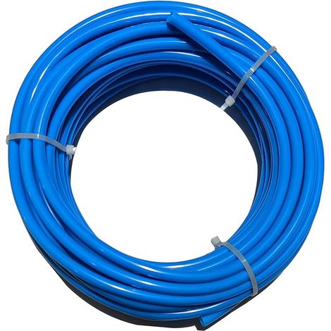 12 Meter PolyuréthaneTuyau Bleu Pneumatique, PU Tuyau Air, 10mm OD x 6,5mm ID Sans Raccords (1/5)