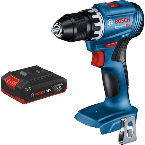 Perceuse-visseuse sans fil Bosch GSR 18V-45 Professional 18 V 45 Nm sans balais + 1 batterie 2,0 Ah - sans chargeur (1/5)